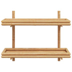 Scaffale da parete Marrone 75 x 26 x 60 cm Bambù