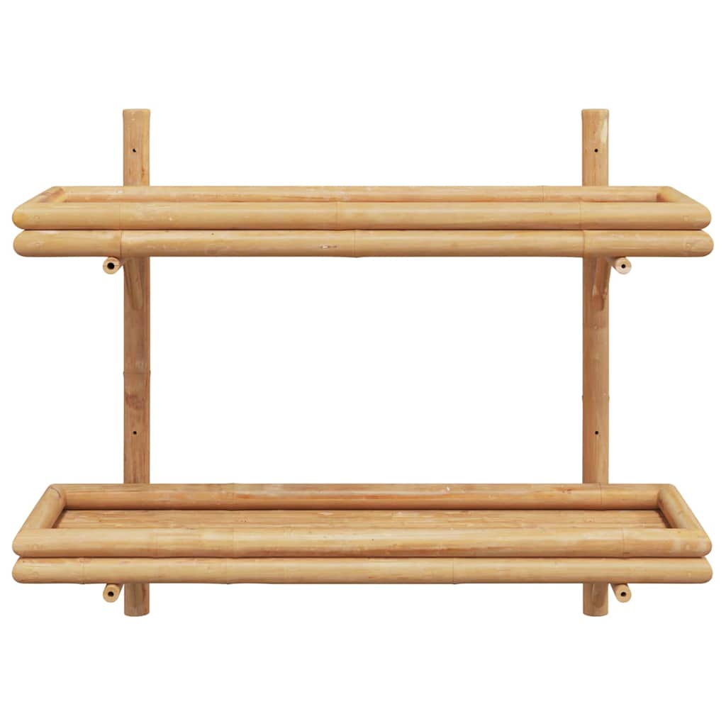 Scaffale da parete Marrone 75 x 26 x 60 cm Bambù