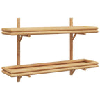 Scaffale da parete Marrone 100 x 26 x 60 cm Bambù