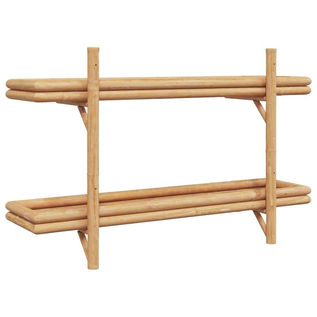 Scaffale da parete Marrone 100 x 26 x 60 cm Bambù