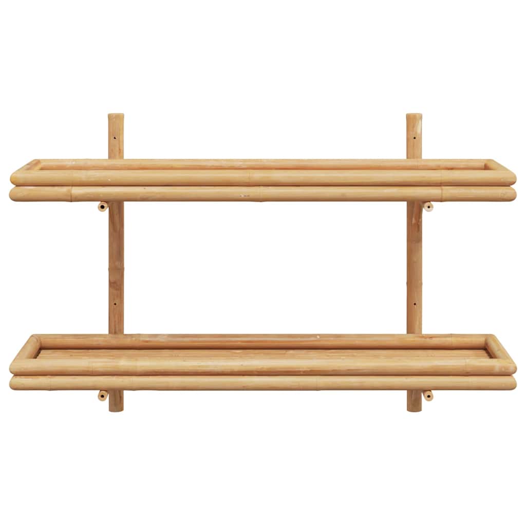 Scaffale da parete Marrone 100 x 26 x 60 cm Bambù