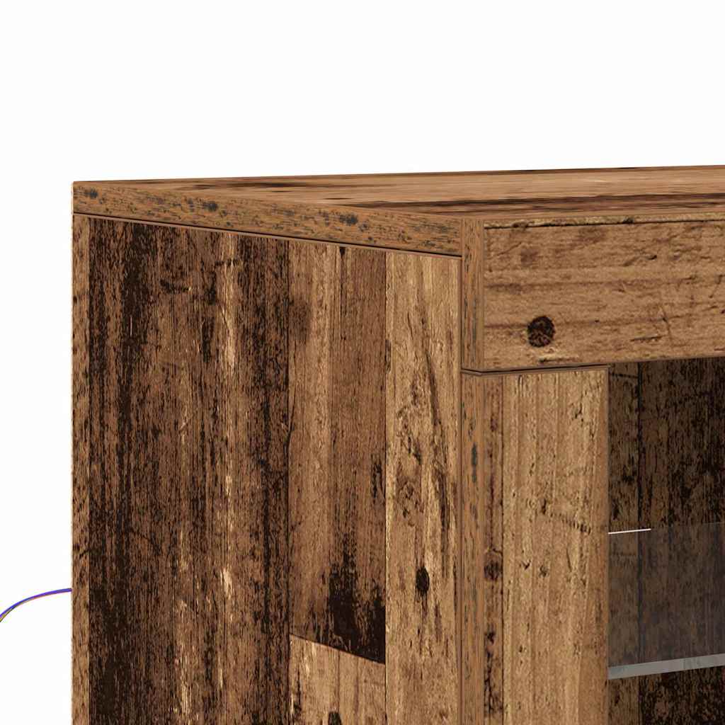 Madia LED Legno vecchio 41 x 37 x 67 cm Legno multistrato