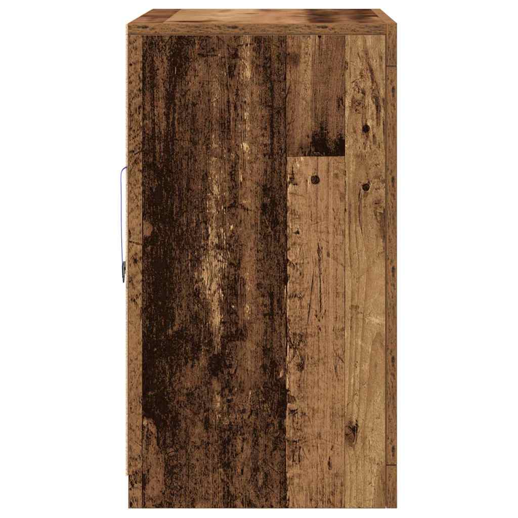 Madia LED Legno vecchio 41 x 37 x 67 cm Legno multistrato