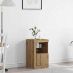 Madia LED Rovere artigianale 41 x 37 x 67 cm Legno multistrato