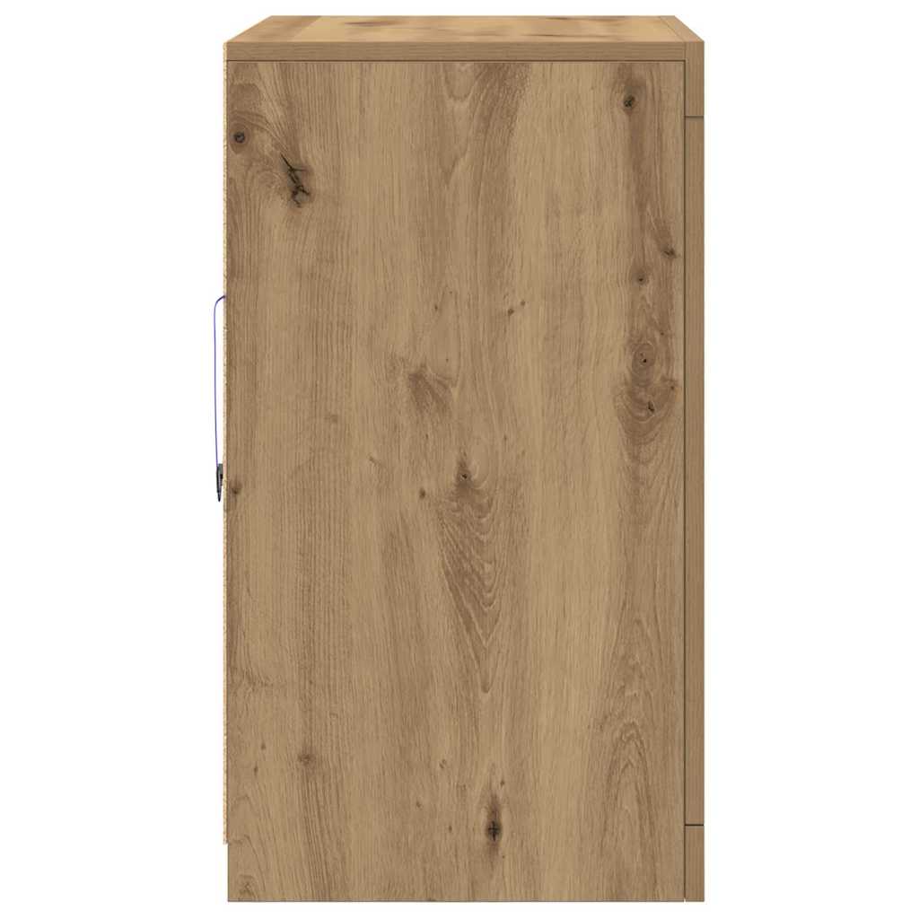 Madia LED Rovere artigianale 41 x 37 x 67 cm Legno multistrato