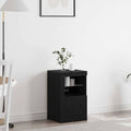 Madia LED Rovere Nero 41 x 37 x 67 cm Legno multistrato