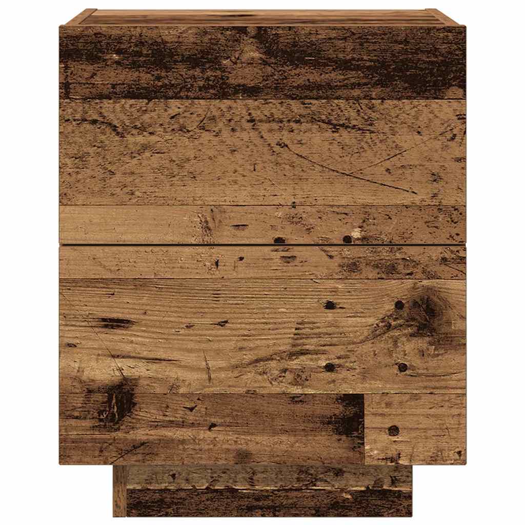 Armadio da Notte con cassetto Legno vecchio 45 x 40 x 55 cm
