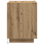 Armadio da Notte 2 pcs Rovere artigianale 45 x 40 x 55 cm