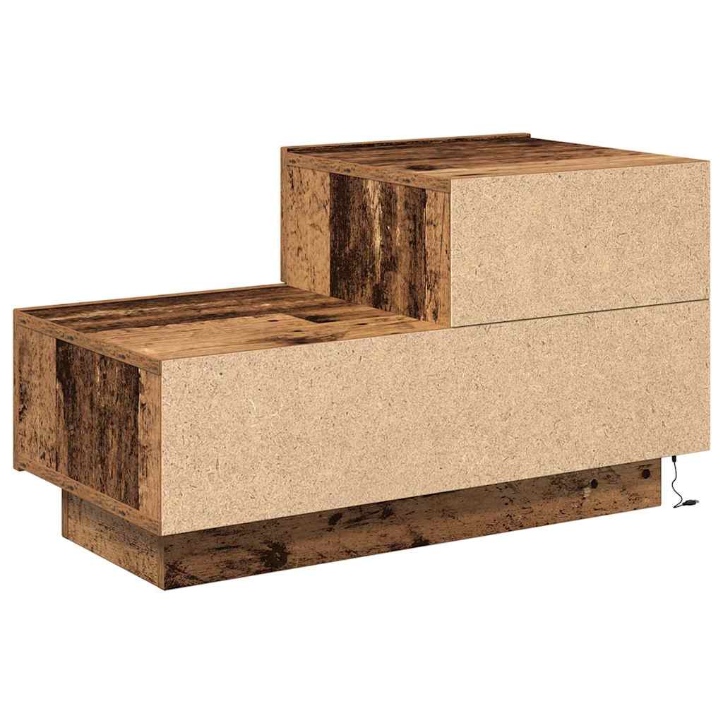 Armadio da Notte con cassetto Legno vecchio 70 x 36 x 40,5 cm