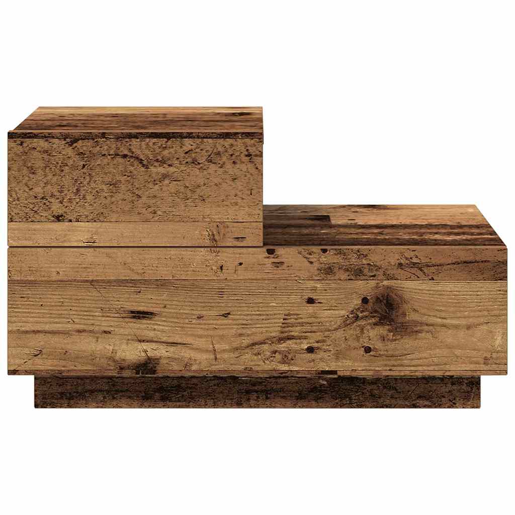 Armadio da Notte con cassetto Legno vecchio 70 x 36 x 40,5 cm