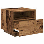 Armadio da Notte con cassetto Legno vecchio 40 x 39 x 37 cm