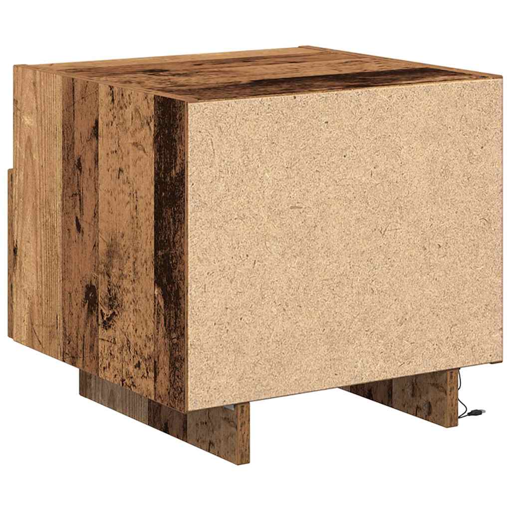 Armadio da Notte con cassetto Legno vecchio 40 x 39 x 37 cm