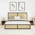 Armadio da Notte 2 pcs Legno vecchio 40 x 39 x 37 cm