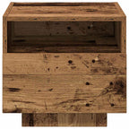 Armadio da Notte 2 pcs Legno vecchio 40 x 39 x 37 cm