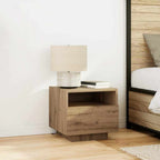 Armadio da Notte 2 pcs Rovere artigianale 40 x 39 x 37 cm