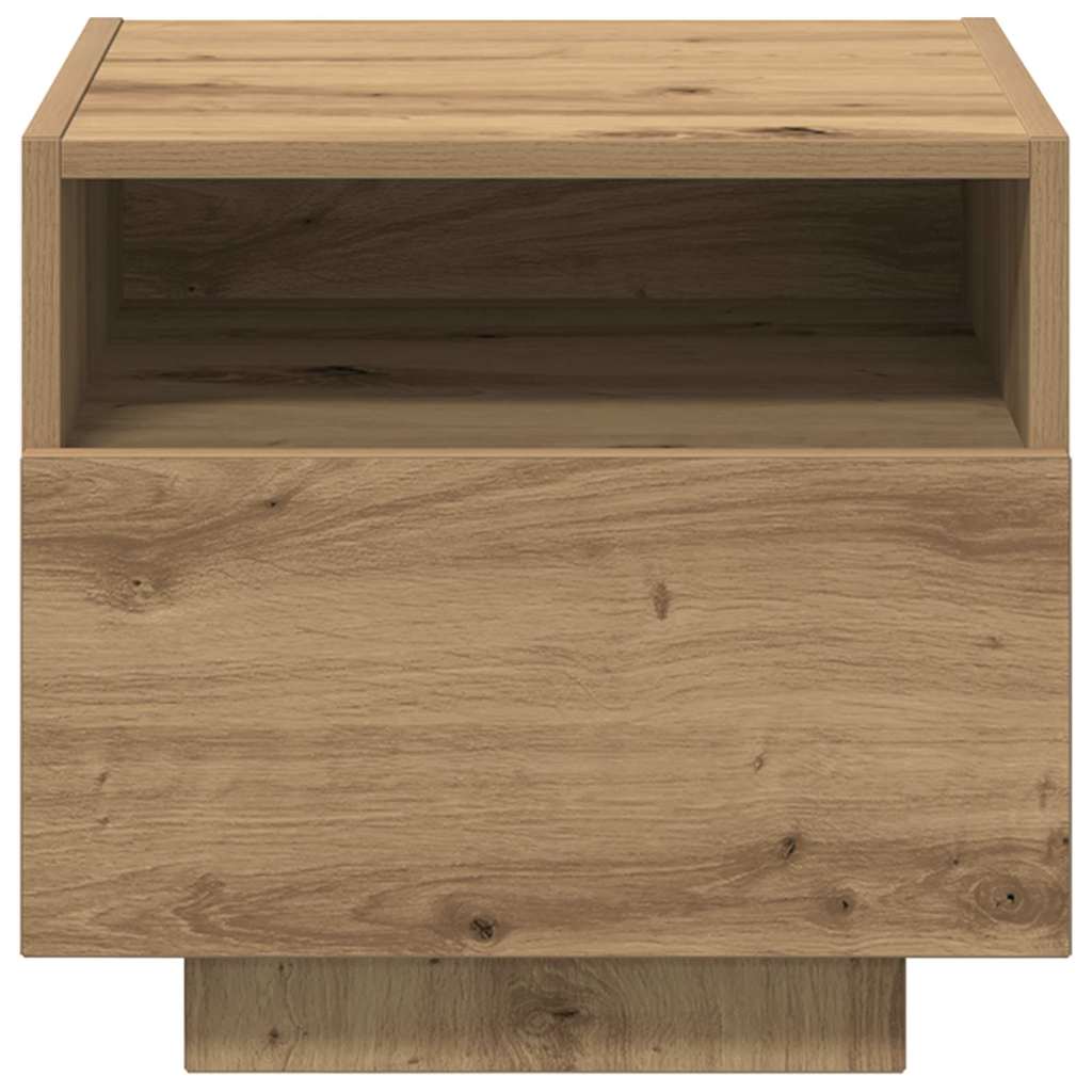 Armadio da Notte 2 pcs Rovere artigianale 40 x 39 x 37 cm