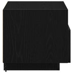Armadio da Notte con cassetto 2 pcs Rovere Nero 40 x 39 x 37 cm