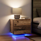 Armadio da Notte 2 pcs Legno vecchio 50 x 39 x 41 cm