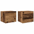 Armadio da Notte 2 pcs Legno vecchio 50 x 39 x 41 cm