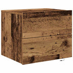 Armadio da Notte 2 pcs Legno vecchio 50 x 39 x 41 cm