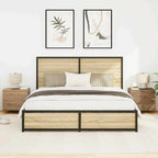 Armadio da Notte 2 pcs Rovere artigianale 50 x 39 x 41 cm