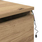 Mobiletto da comodino a parete con cassetto Rovere artigianale