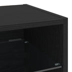 Armadio da letto a muro LED Nero 30 x 28,5 x 30 cm