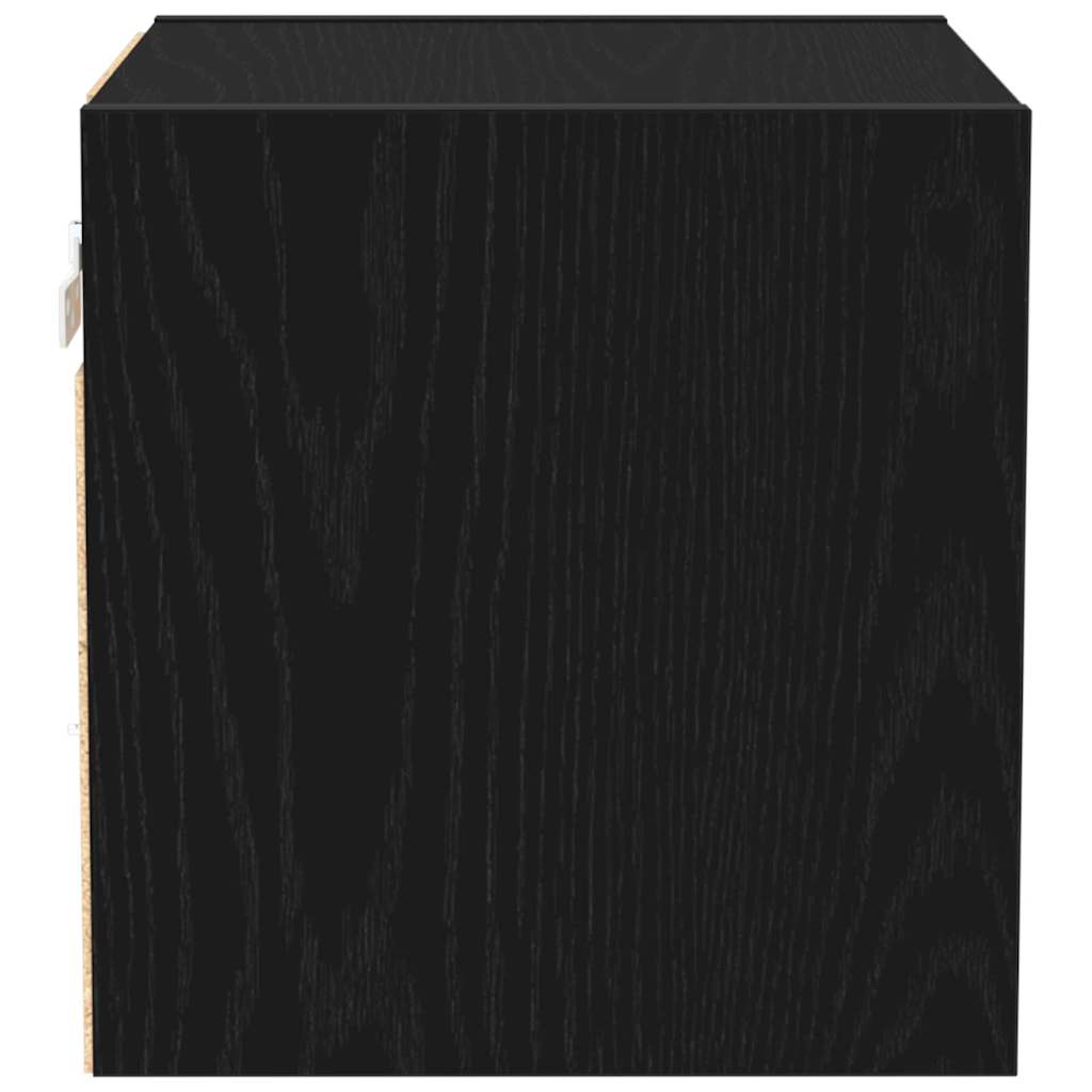 Armadio da letto a muro LED Nero 30 x 28,5 x 30 cm