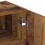 Set mobile TV con LED Legno vecchio 40,5 x 30 x 102 cm