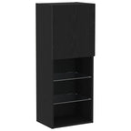 Set mobile TV Rovere Nero 40,5 x 30 x 102 cm Legno multistrato