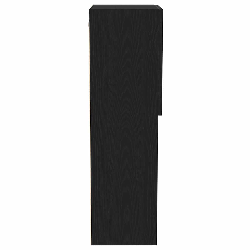 Set mobile TV Rovere Nero 40,5 x 30 x 102 cm Legno multistrato