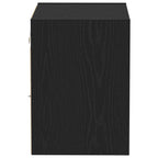 Mensola galleggiante con luce LED 2 pcs Nero 40 x 28,5 x 40 cm