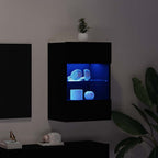 Set mobile TV 2 pcs Nero 40 x 30 x 60,5 cm Legno multistrato