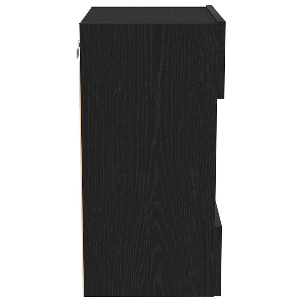 Set mobile TV 2 pcs Nero 40 x 30 x 60,5 cm Legno multistrato