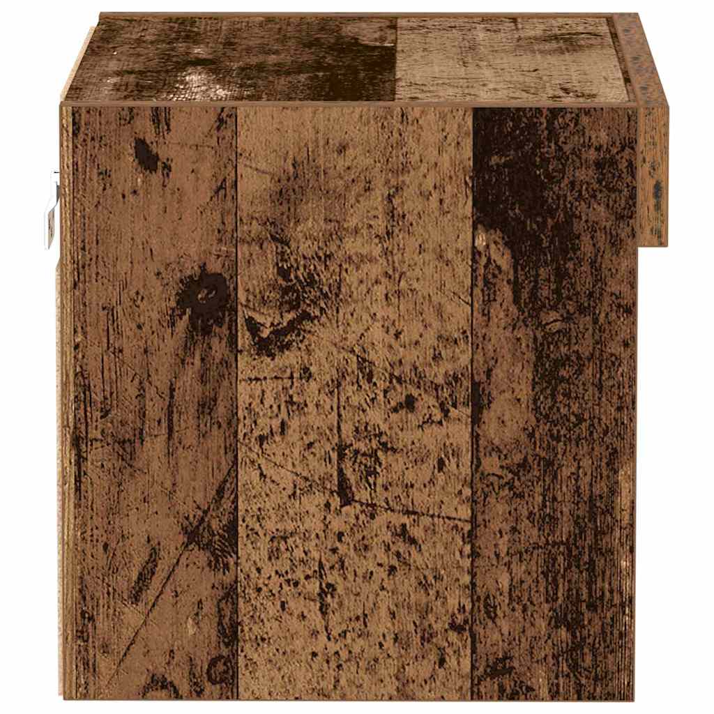 Set mobile TV con led 2 pcs Legno vecchio 40 x 30 x 30 cm