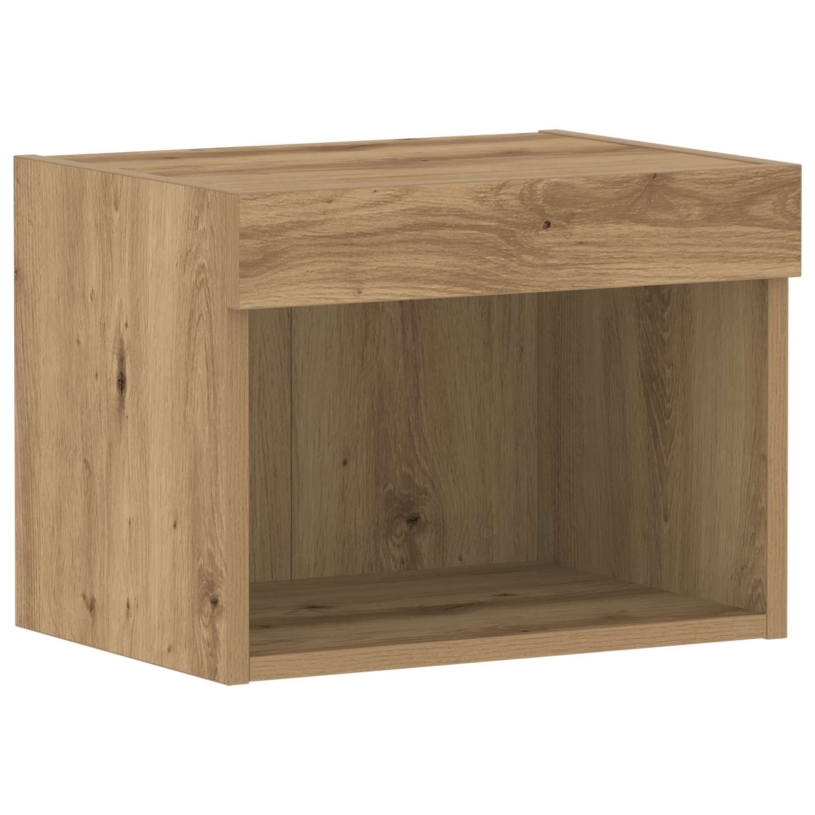 Set mobile TV con led Rovere artigianale 40 x 30 x 30 cm