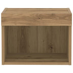 Set mobile TV con led Rovere artigianale 40 x 30 x 30 cm