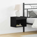 Set mobile TV Rovere Nero 40 x 30 x 30 cm Legno multistrato