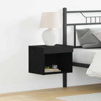Set mobile TV Rovere Nero 40 x 30 x 30 cm Legno multistrato