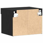 Set mobile TV con led 2 pcs Rovere Nero 40 x 30 x 30 cm