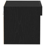 Set mobile TV con led 2 pcs Rovere Nero 40 x 30 x 30 cm