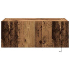 Mobile TV da parete con LED Legno vecchio 80 x 35 x 31 cm
