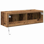 Mobile TV da parete 2 pcs Legno vecchio 100 x 35 x 31 cm