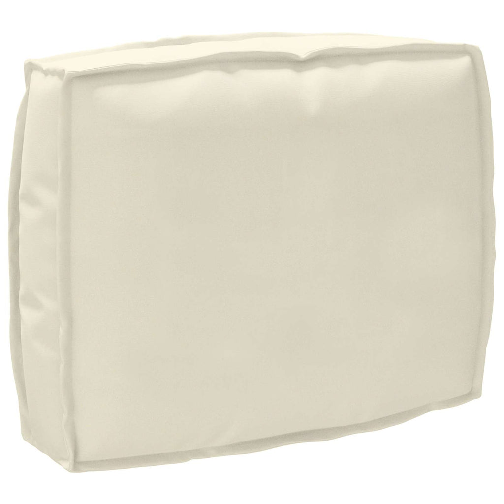 Cuscino Crema 50 x 40 x 12 cm Tessuto Oxford