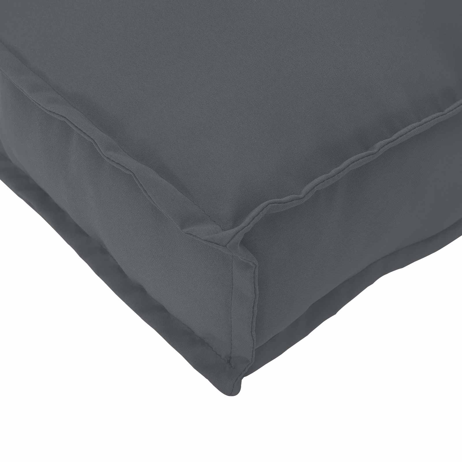 Cuscino Antracite 60 x 40 x 12 cm Tessuto Oxford