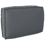 Cuscino Antracite 60 x 40 x 12 cm Tessuto Oxford
