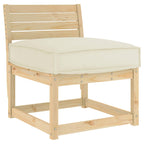 Cuscino Crema 60 x 60 x 12 cm Tessuto Oxford