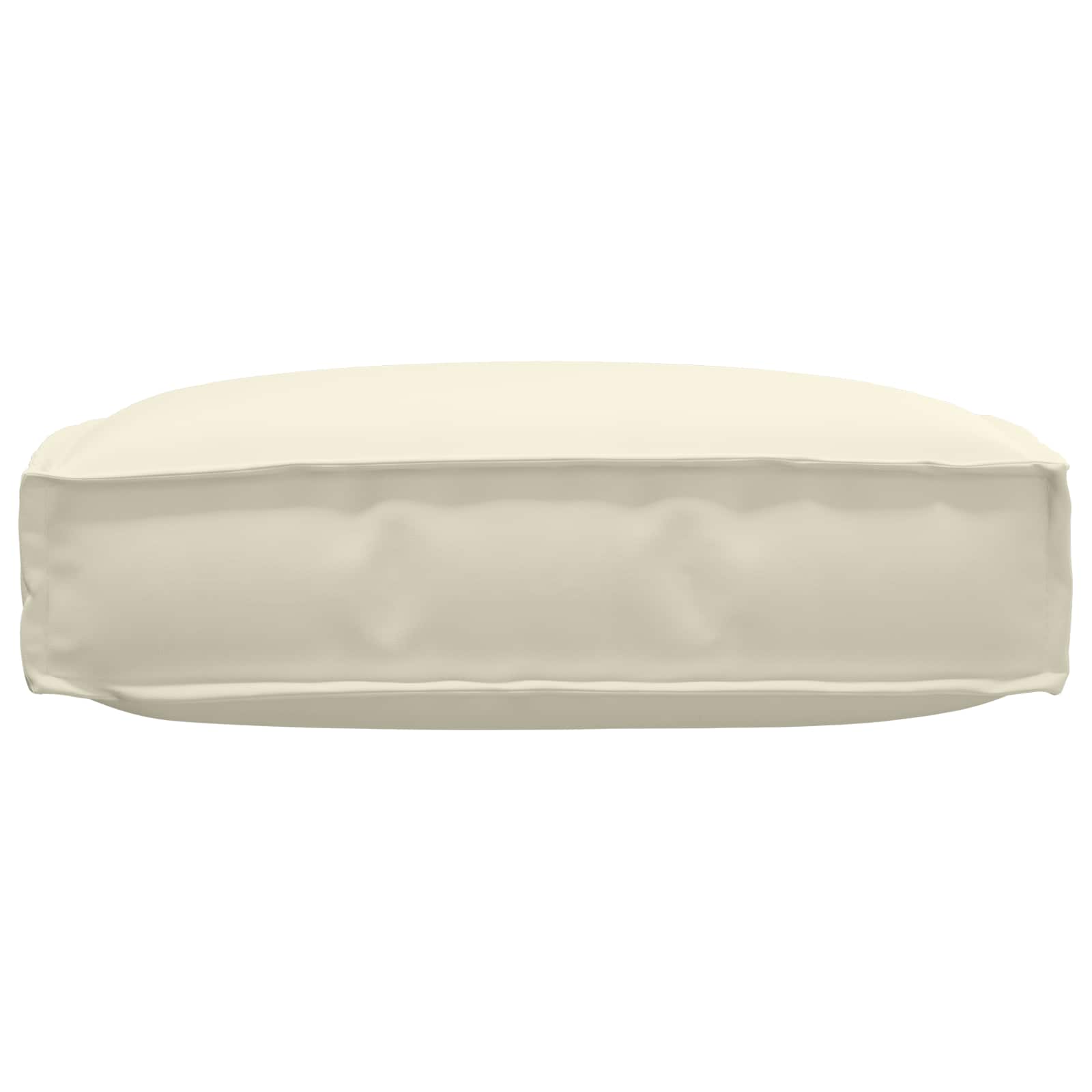 Cuscino Crema 60 x 60 x 12 cm Tessuto Oxford