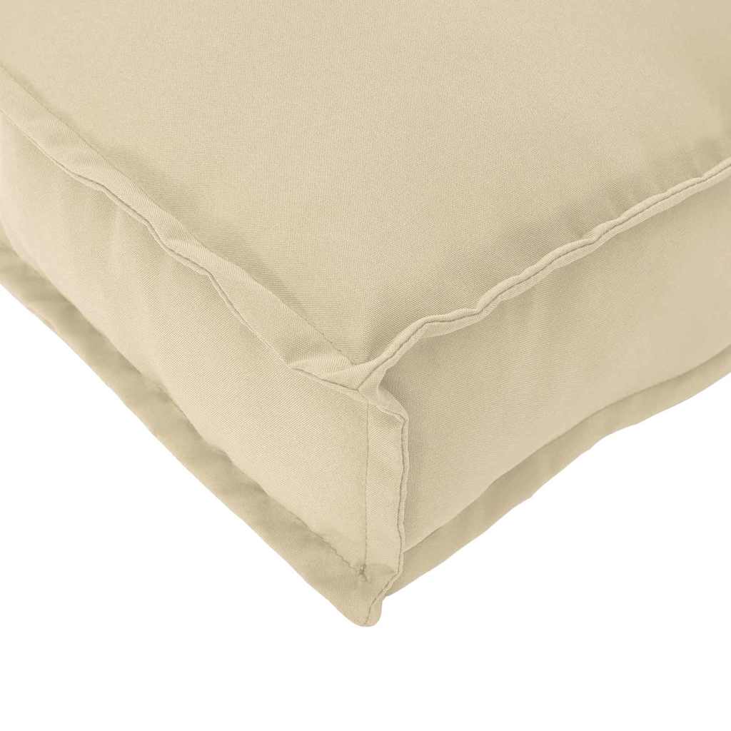 Cuscino Beige 80 x 80 x 12 cm Tessuto Oxford