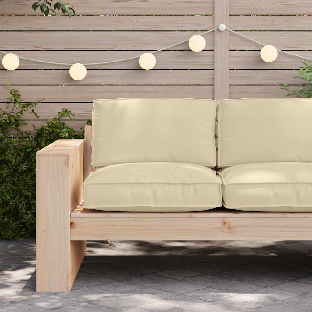Cuscino Beige 80 x 80 x 12 cm Tessuto Oxford